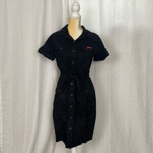 Dickies Girl At Show Pinup Punk Rock Cargo Dress - XL